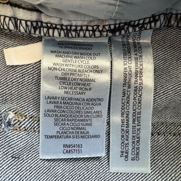 Calvin Klein Women High Rise Straight Leg Jeans Blue Wash 10 29" Inseam YKK - Picture 8 of 8